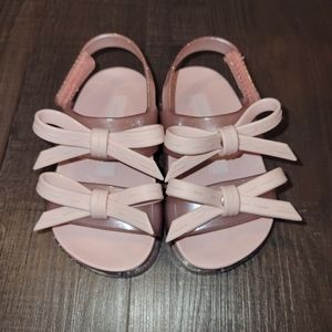 Pink Mini Melissa girls sandals